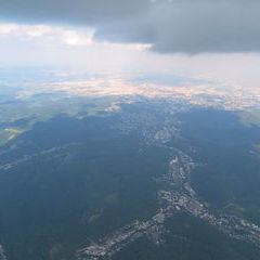Flugwegposition um 15:30:54: Aufgenommen in der Nähe von Gemeinde Purkersdorf, Purkersdorf, Österreich in 2031 Meter